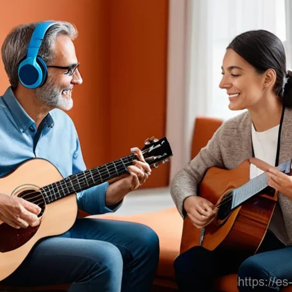 음악테라피사 직무 변화 - The Evolution of Music Therapy: From Acoustic Connection to Digital Reach**

"A split image depictin...
