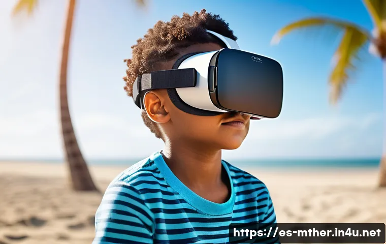 음악테라피사 실무 팁 - **Immersive VR Therapy for a Child:**
    A vibrant, realistic image of a child (approximately 8-10 ...